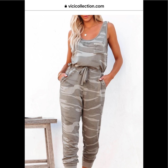 Womens Camo Romper pants - Picture 7 of 8